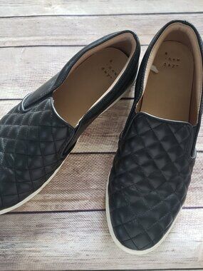 A New Day Black Slip Ons Size 10